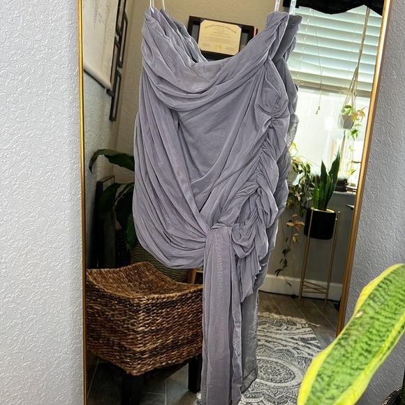 HOUSE OF CB 'Rokael' Shadow Layered Mini Skirt NWOT - Picture 11 of 13